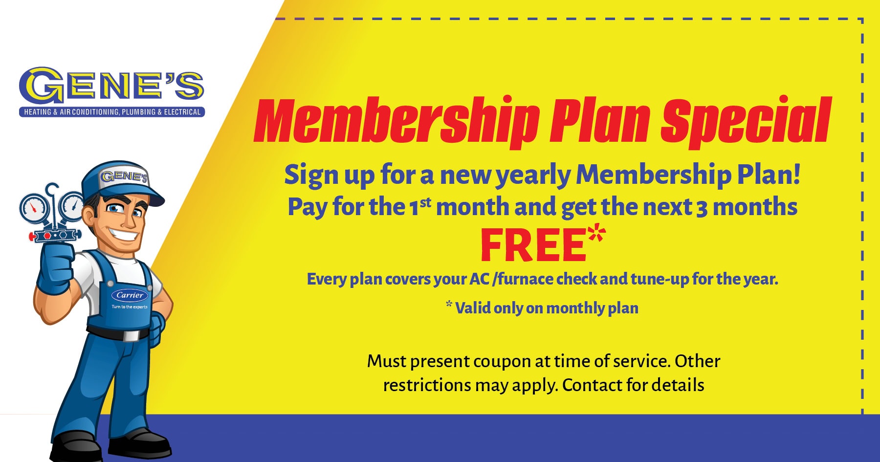 Membership Plan Special! Sign up for a new yearly Membership Plan!
