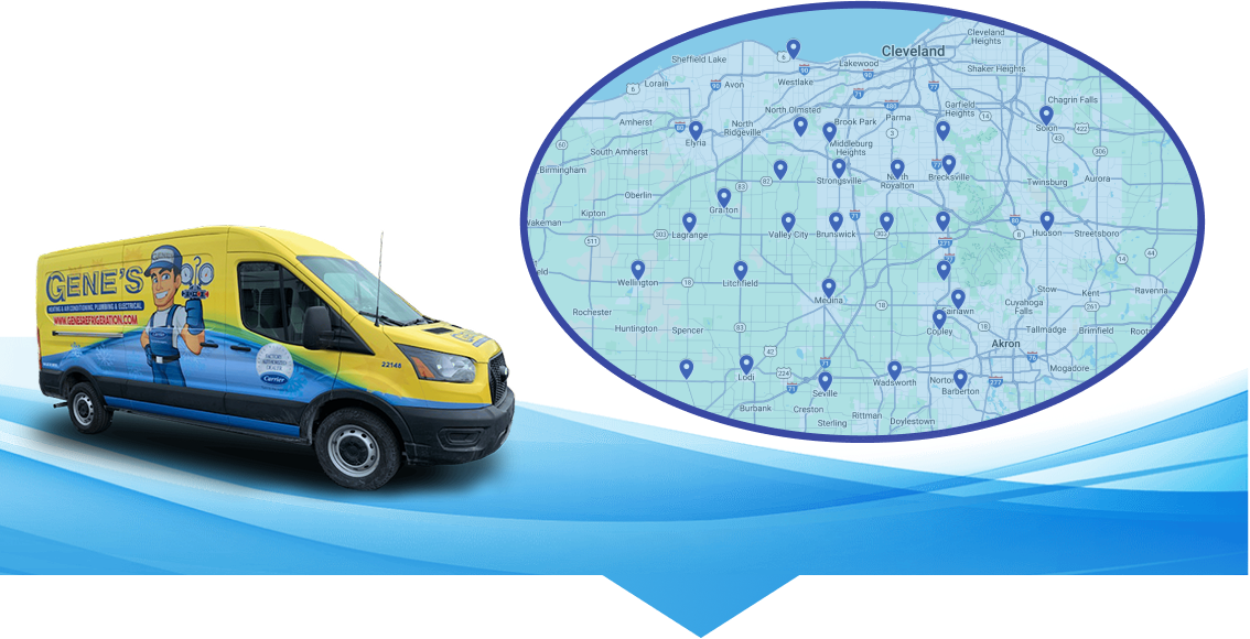 Service Areas Map