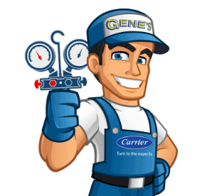 Gene’s Heating & Air Conditioning, Plumbing & Electrical mascot.